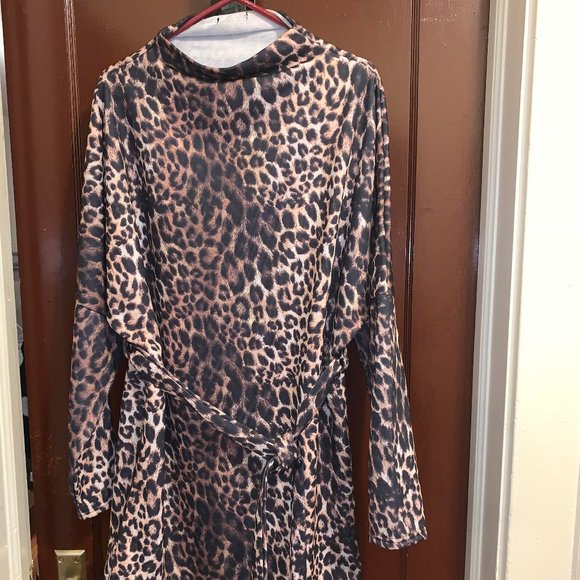 tie waist jumper dress